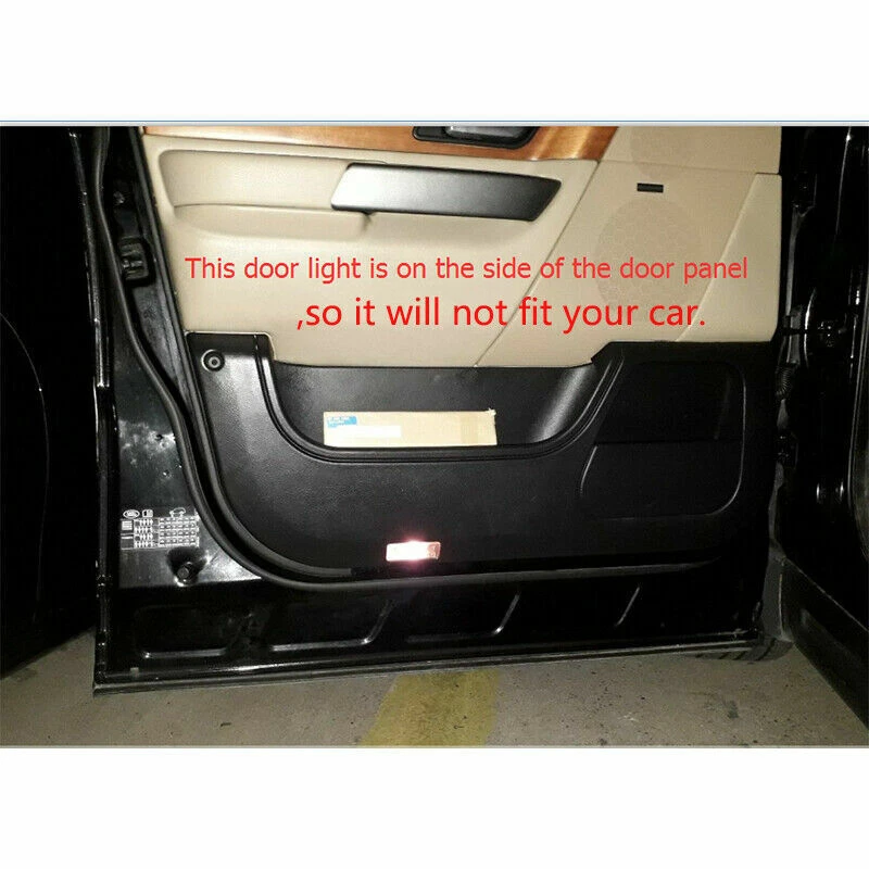 2Pcs HD LED Door Puddle Welcome Courtesy Ghost Lights For Land Rover LR3 2005-09 - Image 2 of 4