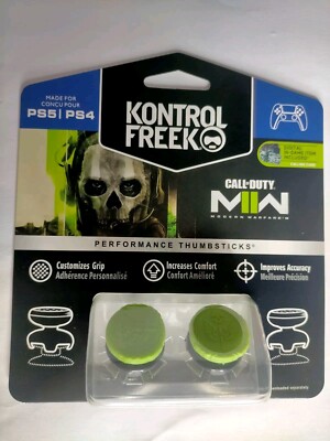 KontrolFreek COD Modern Warfare Green Thumbstick Grips PS4 PS5 Performance TRACK