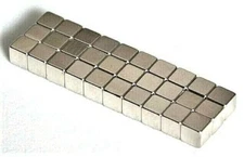 30 pcs Lot 3/16 x 3/16 x 3/16 inch Neodymium Rare Earth Block Magnet N48-Magnets