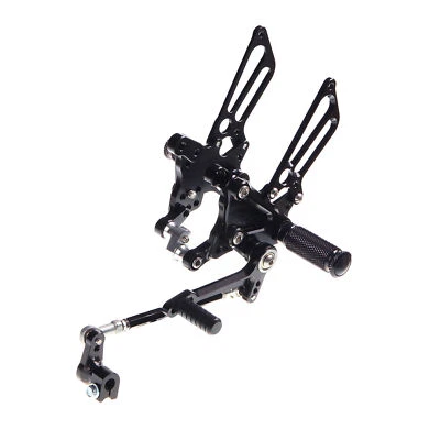 BIKINGBOY Pedane Arretrate Regolabili di alluminio per MV AGUSTA F4/F4 1000 98-06 07 08 09