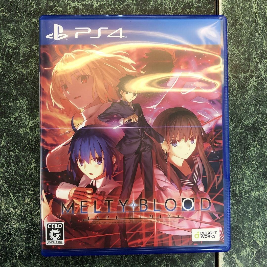 PS4 Melty Blood Type Lumina Japan Version Complete Tested Fighting