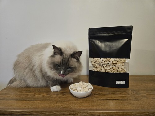 100G Bag Natural Healthy Freeze Dried Chicken Bites Snacks Treats For Cats UK - Picture 5 of 5