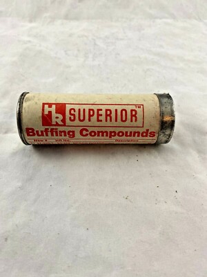 Vintage - HR Superior - Buffing Compounds - Container - Made In USA