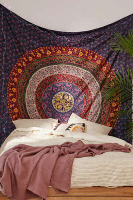 Urban Outfitters Magical Thinking Violet Elephant Tapestry