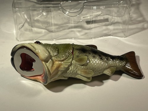 Bass Fish Bottle Opener Handheld 5.5" New Open Box NOB - Picture 4 of 24