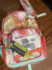 Wonder Nation Backpack w/ Lunch Box  Pencil Case 3-Pcs. Set - Peach Pucker NWT