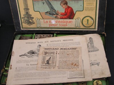 Lot De 3 Boîtes De Construction Anciennes Meccano / Hornby (Occasion)