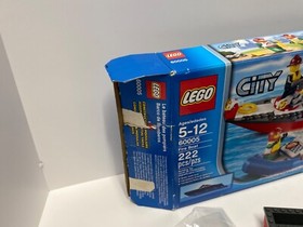 LEGO CITY 60005 TOWN FIRE BOAT 100% Complete w/ Manuals & Box
