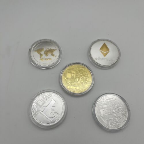 Sanmlermünzen Crypto Fünferpack GoldSilber Neu, in schutzkapsel