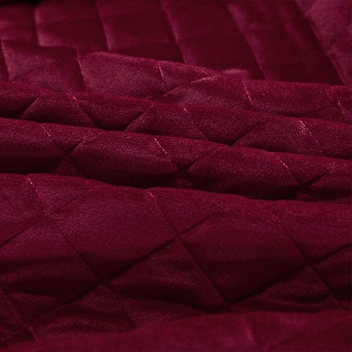 Qulited Velvet Lace Queen Bedspread Twin Full Fitted Bed Sheet Ruffles Skirt New - Picture 24 of 65