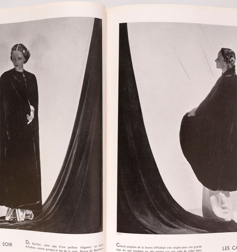 HORST Cecil Beaton CHANEL Paris Vogue November 1935 Schiaparelli BENIGNI Lelong - Picture 8 of 19