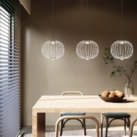 HäNgelampe Esstischlampe Pendellampe Chrom Led Wohnzimmerlampe 3 Flammig H 150Cm