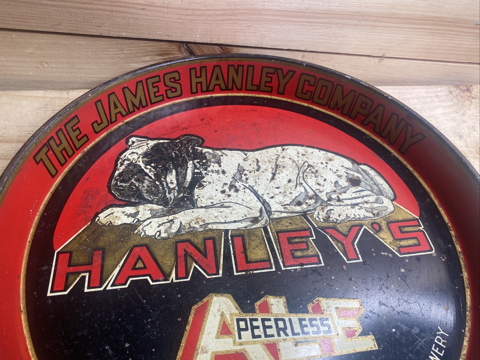 Vintage Hanley’s Peerless Ale 1941 Beer Tray Providence Rhode Island