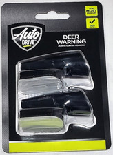 Deer Warning Silent Sirens Helps Reduce Accidents Black Finish Set of 2