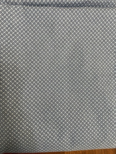 Cotton Fabric Blue Basket Weave Pattern 4 Yards x 42 Inches Check Quilters - Picture 7 of 8