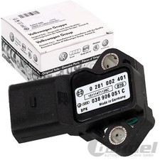 ORIGINAL AUDI VW SAUGROHR LUFTTEMPERATUR LADEDRUCK SENSOR für TDI TSI S3