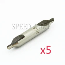 5 PCS A HSS High Speed Steel Center Drill Countersinks 60° Angle Bit Tool 1.5mm