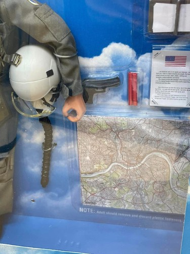 1996 Limited Edition G.I. Joe F-15E Pilot braunes Haar FAO schwarz Sammler - Bild 8 von 9