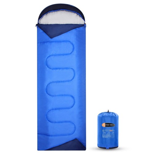 3-4 SEASON 214cm SINGLE SLEEPING BAGS CAMPING RECTANGULAR ENVELOPE ZIP UP ADULT - Picture 8 of 8