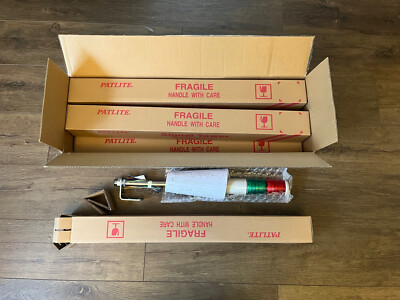 Box of 6 PATLITE SEFB-212D-RG  Signal Tower Red Green SEFB-212D-RG 120V Lights