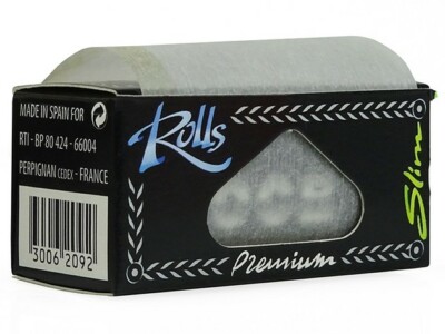 OCB Rolls Slim Premium Paper Blättchen Papes 5 Rollen a 4meter Inkl Joint Tube