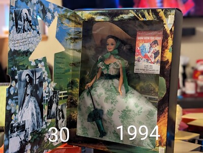 NRFB 1994 Hollywood Legends Gone with the Wind Barbie as Scarlett O'Hara 12997