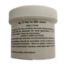 Zinc Solder Flux for Zinc Sheets