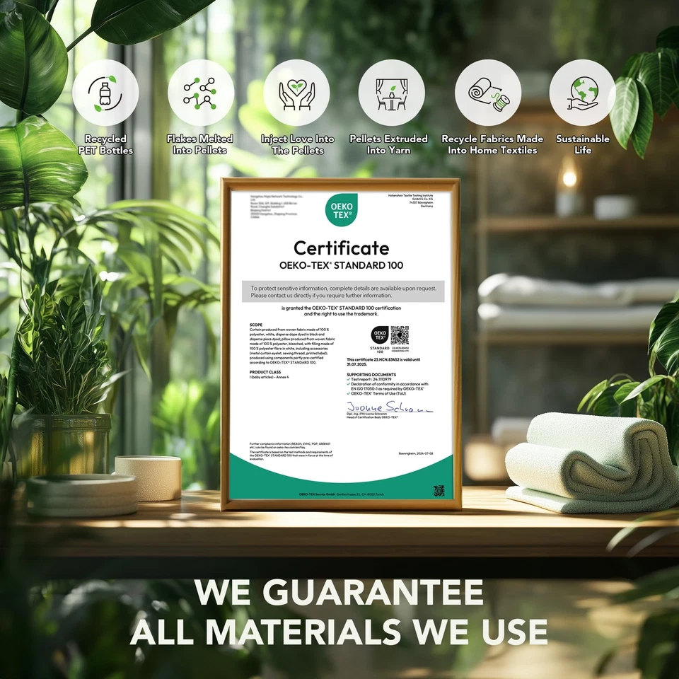 Rideau Occultant Thermiques Anti Froid Double Rideau Isolant Anti-Bruit Écono... - Photo 4/4