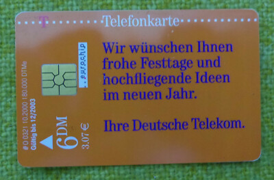 Telephone Card 0 0321 from 10.2000 Deutsche Telekom - Empty (17-21)