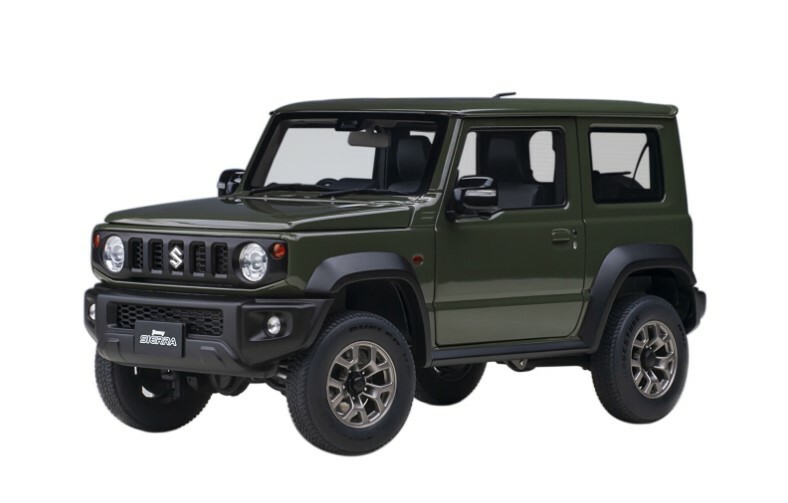 78509 AUTOart 1:18 Suzuki Jimny Sheller JB74 Moss Green model car
