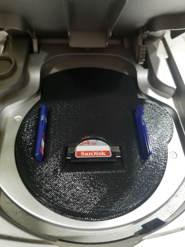 GameCube GCLoader Tray Mount - EZ Install Design - Colors! GC Loader 3D Printed - Picture 1 of 10