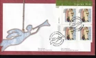 Canada FDC 1999 Christmas Victorian Angels 55¢, UL inscription PB sc#1816