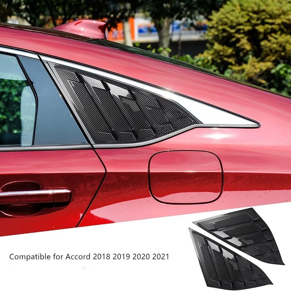 DLOVEG para Honda Accord 2022 2021 2018-2020 Acessórios persianas laterais traseiras - Imagem 4 de 4