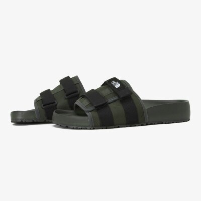 NEW THE NORTH FACE WOVEN SLIDE NS92Q22T KHAKI US M 5 - 7 UNISEX