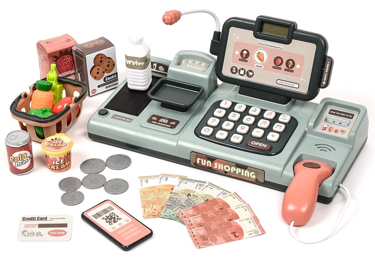 Интерактивная игровая касса для детей Spielzeugkasse Einkaufskorb 7690₽
