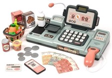 Spielkasse Kinder Spielzeugkasse Einkaufskorb Toy INTERAKTIVE GESCHÄFTSKASSE