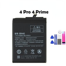 Replacement Battery BN40 For Xiaomi Mi Redmi 4 32G 4 Pro 4 Prime 4000 mAh
