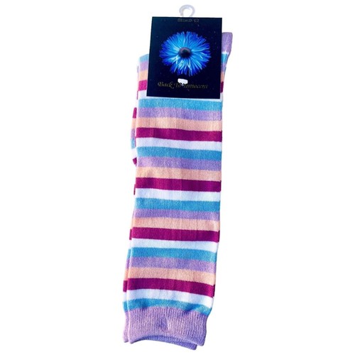 Kids Knee High Socks Warm Colorful Bright Stockings Tights Long Below Knee - Picture 5 of 7