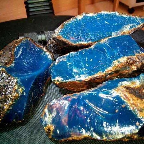 1 TO 20 KG LOT NATURAL UNTREATED HIGH QUALITY ROUGH BLUE AMBER SUMATRA INDONESIA - Picture 11 of 11