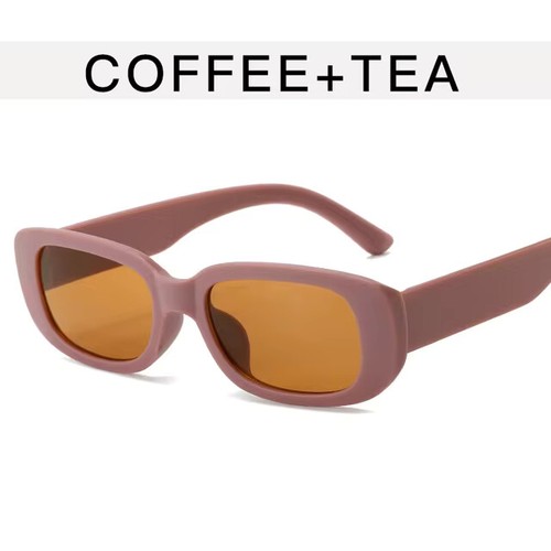 Womans Luxury Rectangular Frame Fashion Sunglasses Female Stylish - Picture 13 of 44