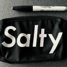 Anime Face Mask Cover, Salty style. Unisex / Washable / Breathable Material