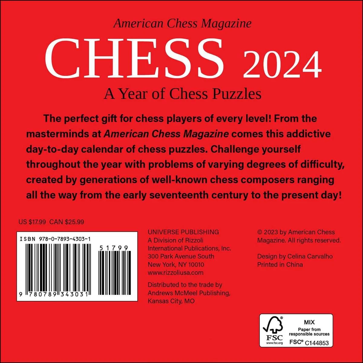 Chess Calendar 2023