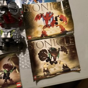 13 Vintage Lego Bionicle Figures Lot Bohrok 8560-85654 Complete *No Mask* Krana