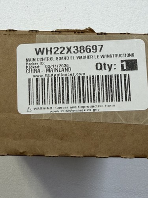 #ad #ad GE Washing Machine Main Control Board WH22X38697 $109.00