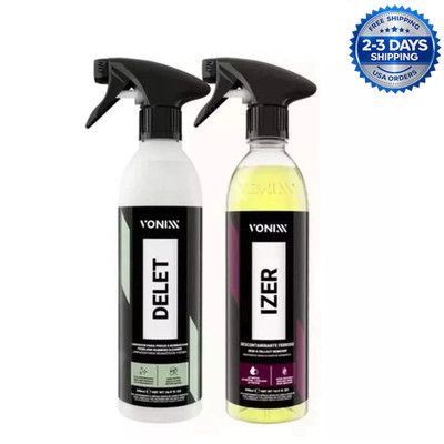 Vonixx Izer + Delet 500ml x2 - Purple Bleeding Iron Remover & Tire Brownness Off