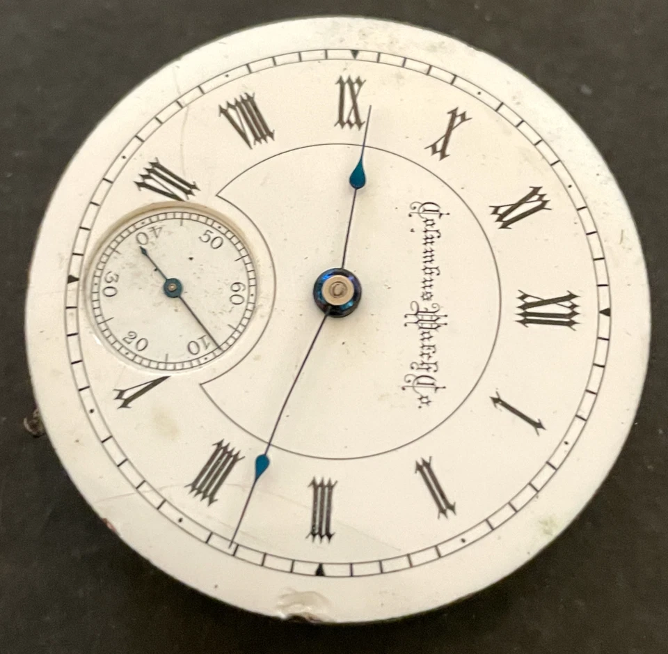 Antiguo Reloj Bolsillo Columbus Modelo 2 1891 Movimiento Buen Balance Años 18 15j EE. UU. Foto 2 de 4