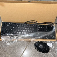 Hp Halley Qwertz Tastatur Keyboard (German) Schwarz Und Maus Neu