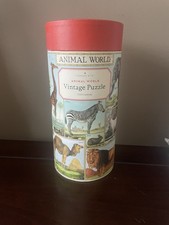 Cavallini Vintage style Jigsaw Puzzle 1000 Pieces 22 x 28" Animal World 2022