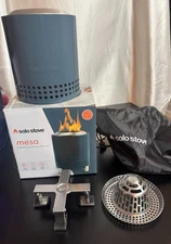 Solo Stove Mesa Tabletop Fire Pit With Stand Outdoor Use New Water Blue!