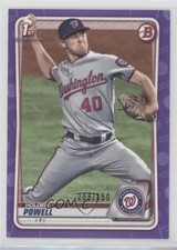 2020 Bowman Draft Purple Border 208/250 Holden Powell #BD-120 0a3